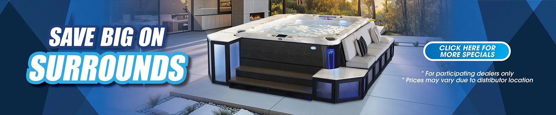 Calspas hot tub being used in a family setting - San Luis Obispo