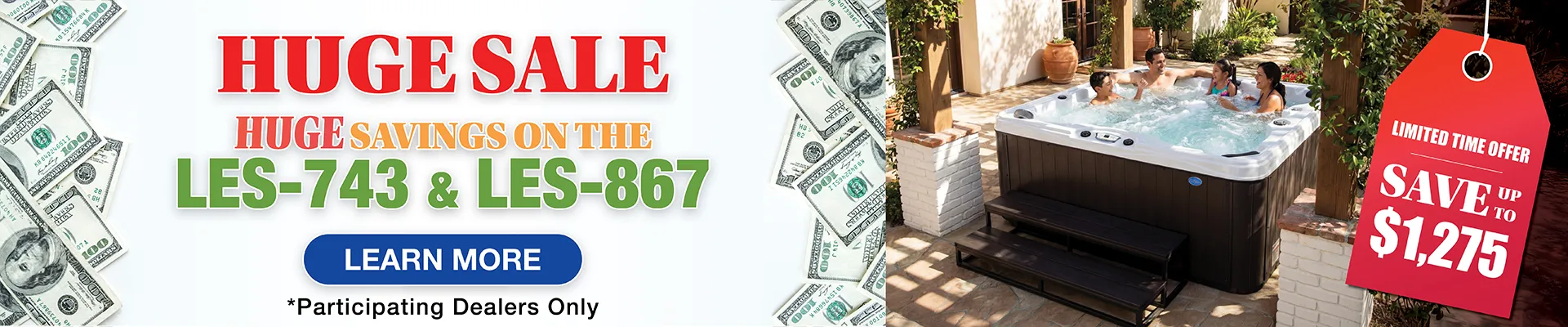 Calspas hot tub being used in a family setting - San Luis Obispo